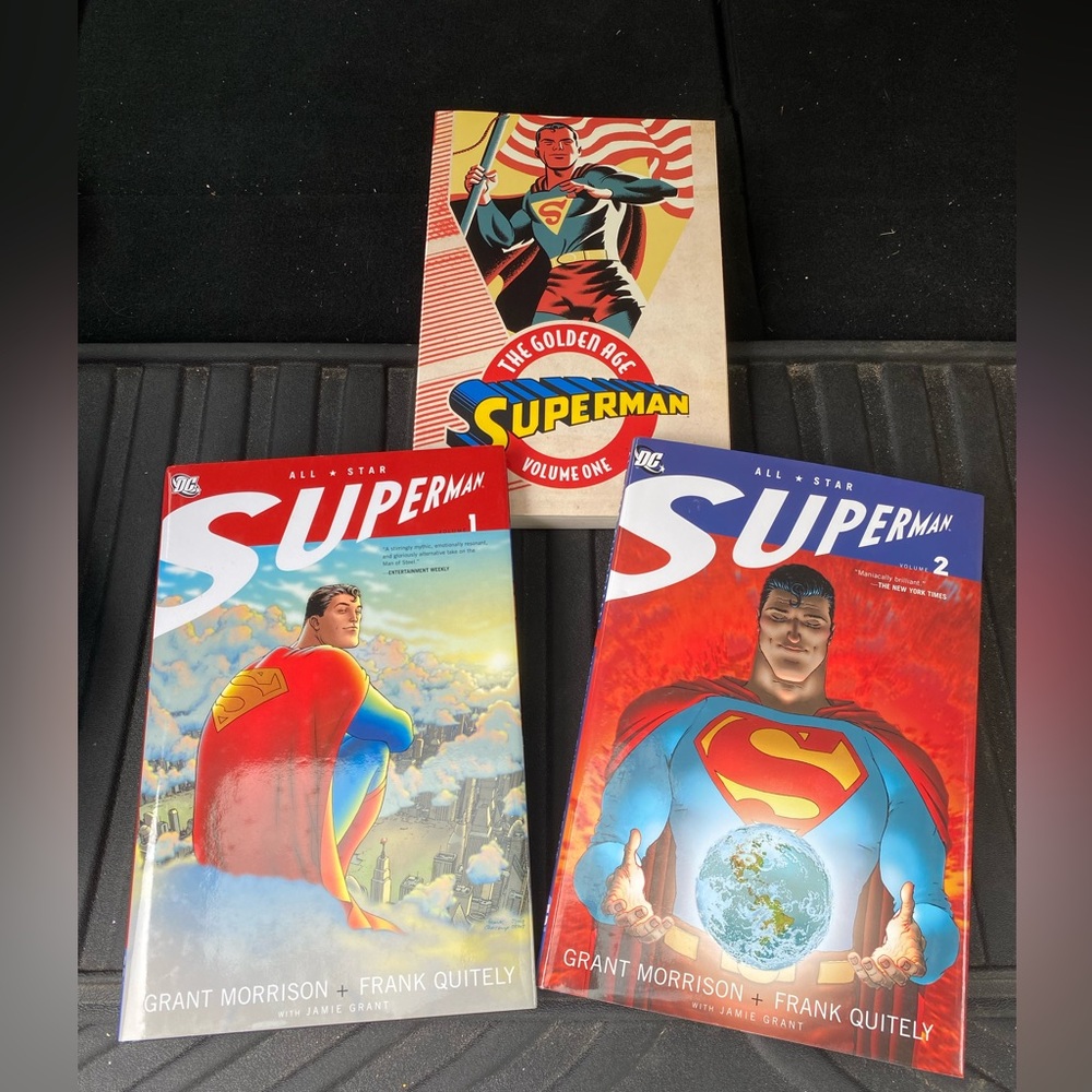 Set of 3: The Golden Age of Superman Vol.1, All-Star Superman Vol.1 & Vol.2 LN